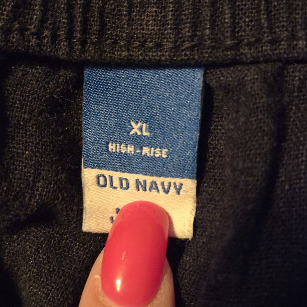 Old Navy High-Rise Pants - Black